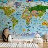 Artgeist Fototapetas - World Map for Kids