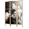 Artgeist Japoniška kambario pertvara - Clouds Like from Dreams: Let the Sun Illuminate Your Day – A Visual Feast.
