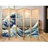 Artgeist Japoniška kambario pertvara - Great Wave in Kanagawa II