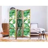 Artgeist Japoniška kambario pertvara - Monstera and Palm Leaves I