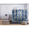 Artgeist Japoniška kambario pertvara - Retro Ornament - Decorative Motif in Worn Blues