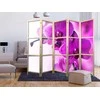 Artgeist Japoniška kambario pertvara - Violet Orchids II