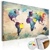 Artgeist Kamštinis paveikslas - Colorful World Map