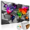 Artgeist Kamštinis paveikslas - Cubic World