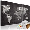 Artgeist Kamštinis paveikslas - El Mundo