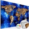 Artgeist Kamštinis paveikslas - Golden Continents