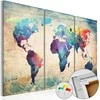 Artgeist Kamštinis paveikslas - Rainbow Map