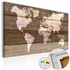 Artgeist Kamštinis paveikslas - Wooden World