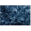 Artgeist Paveikslas - Abstract Ornaments Dark Mėlyna Victorian Leaves
