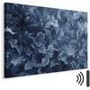 Artgeist Paveikslas - Abstract Ornaments Dark Mėlyna Victorian Leaves