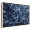 Artgeist Paveikslas - Abstract Ornaments Dark Mėlyna Victorian Leaves