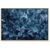 Artgeist Paveikslas - Abstract Ornaments Dark Mėlyna Victorian Leaves
