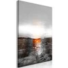 Artgeist Paveikslas - Reflection of Colors (1-part) - Sunset in Painted Abstract Background