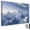Artgeist Paveikslas - Aerial Landscapes: Rays Lighting Up Fluffy Cloud Formations