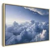 Artgeist Paveikslas - Aerial Landscapes: Rays Lighting Up Fluffy Cloud Formations