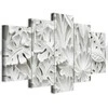 Artgeist Paveikslas - Alabaster Garden (5 Parts) Wide