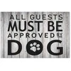 Artgeist Paveikslas - All Guests Must Be Approved by the Dog (1 Part) Wide