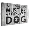 Artgeist Paveikslas - All Guests Must Be Approved by the Dog (1 Part) Wide