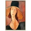 Artgeist Paveikslas - Amedeo Modigliani – Portrait of Jeanne Hebuterne in a Large Hat