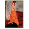 Artgeist Paveikslas - Amedeo Modigliani – Jeanne Hebuterne in a Geltona Sweater