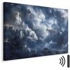 Artgeist Paveikslas - Astronomical Wonders: Clouds and Stars in Harmonious Combination