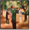 Artgeist Paveikslas - August Macke – Lady in Žalias Jacket