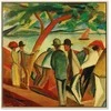 Artgeist Paveikslas - August Macke – Spaziergänger am See