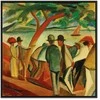 Artgeist Paveikslas - August Macke – Spaziergänger am See