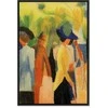 Artgeist Paveikslas - August Macke – Walker under trees (Walker in the park)
