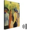 Artgeist Paveikslas - August Macke – Walker under trees (Walker in the park)
