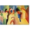 Artgeist Paveikslas - August Macke – With a Geltona Jacket