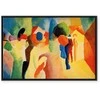 Artgeist Paveikslas - August Macke – With a Geltona Jacket