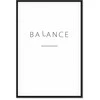 Artgeist Paveikslas - Balance of Words (1-part) - Juodas English Text on Baltas