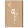 Artgeist Paveikslas - Baltas Flamingo (1 Part) Vertical