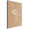 Artgeist Paveikslas - Baltas Flamingo (1 Part) Vertical