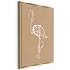 Artgeist Paveikslas - Baltas Flamingo (1 Part) Vertical