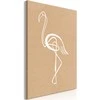 Artgeist Paveikslas - Baltas Flamingo (1 Part) Vertical
