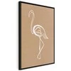Artgeist Paveikslas - Baltas Flamingo (1 Part) Vertical