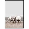 Artgeist Paveikslas - Baltas Horses (1 Part) Vertical