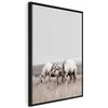 Artgeist Paveikslas - Baltas Horses (1 Part) Vertical