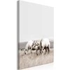 Artgeist Paveikslas - Baltas Horses (1 Part) Vertical