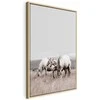 Artgeist Paveikslas - Baltas Horses (1 Part) Vertical
