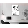 Artgeist Paveikslas - Baltas Monstera (1 Part) Vertical