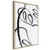 Artgeist Paveikslas - Baltas Monstera (1 Part) Vertical