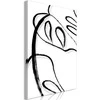 Artgeist Paveikslas - Baltas Monstera (1 Part) Vertical