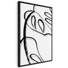 Artgeist Paveikslas - Baltas Monstera (1 Part) Vertical