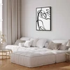 Artgeist Paveikslas - Baltas Monstera (1 Part) Vertical