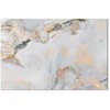 Artgeist Paveikslas - Baltas stone – elegant marble with golden reflections