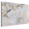 Artgeist Paveikslas - Baltas stone – elegant marble with golden reflections