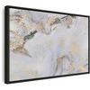 Artgeist Paveikslas - Baltas stone – elegant marble with golden reflections